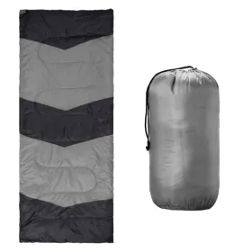 Lightweight Sleeping Bag for Backpacking, Hiking, Waterproof Compact Envelope Sleeping Bag for Cold & Warm Weather, Gray (Option: defaulttitle)